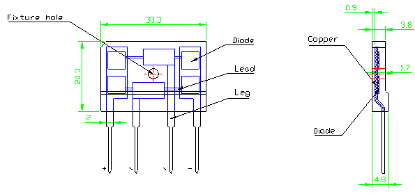 全波整流桥里的四只二极管怎么接?有什么用?
